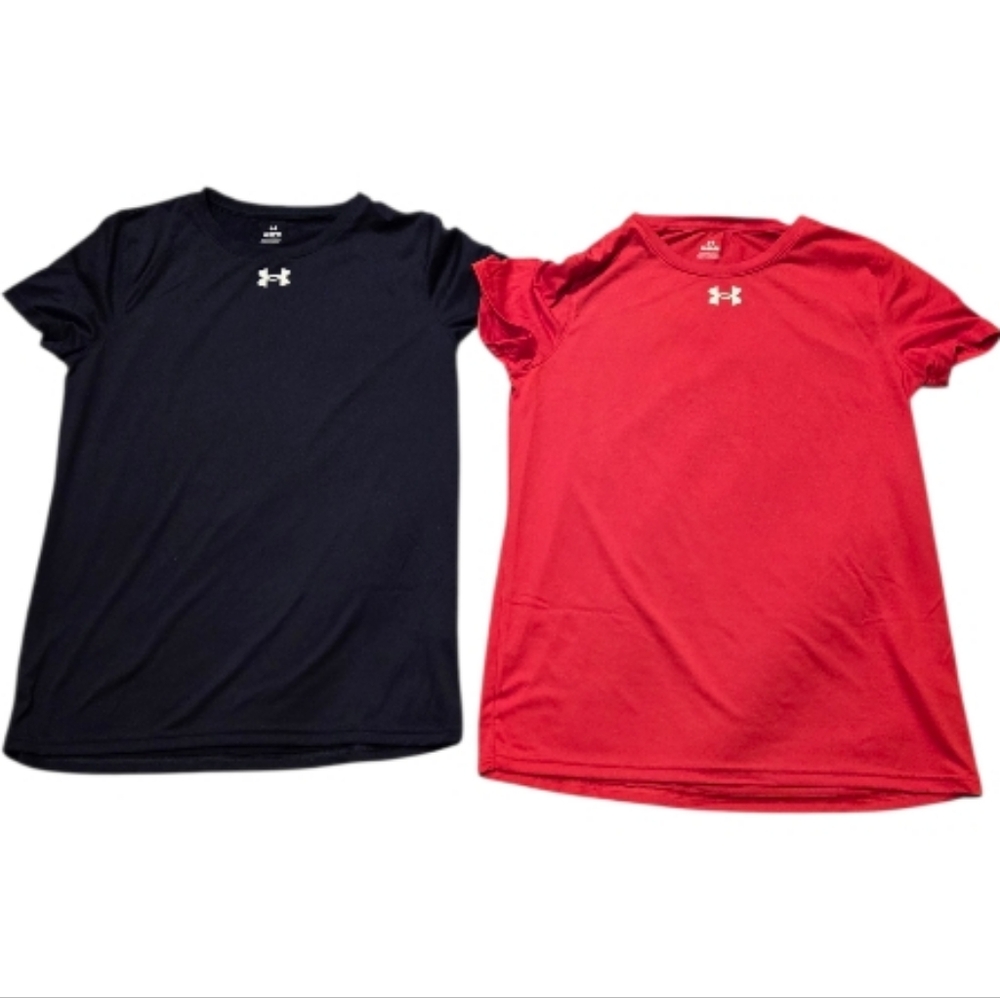 Under Armour UA Tech Team Short Sleeve Shirt Women's Lot of‎ 2 Shirt